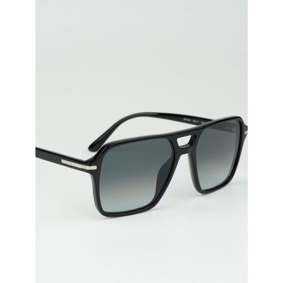 NEW Prada PR20YS 1AB06T Black Grey Unisex Pilot Sunglasses PR 20YS